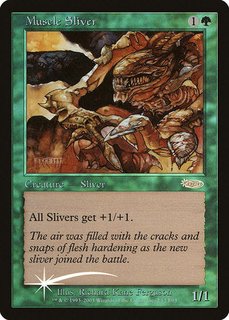 Muscle Sliver [Friday Night Magic 2003] | Exor Games New Glasgow