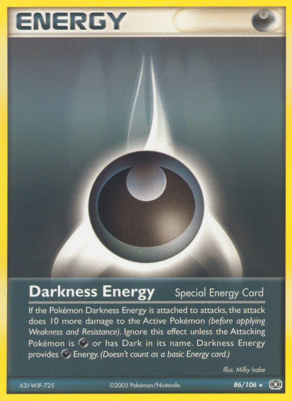 Darkness Energy (86/106) [EX: Emerald] | Exor Games New Glasgow