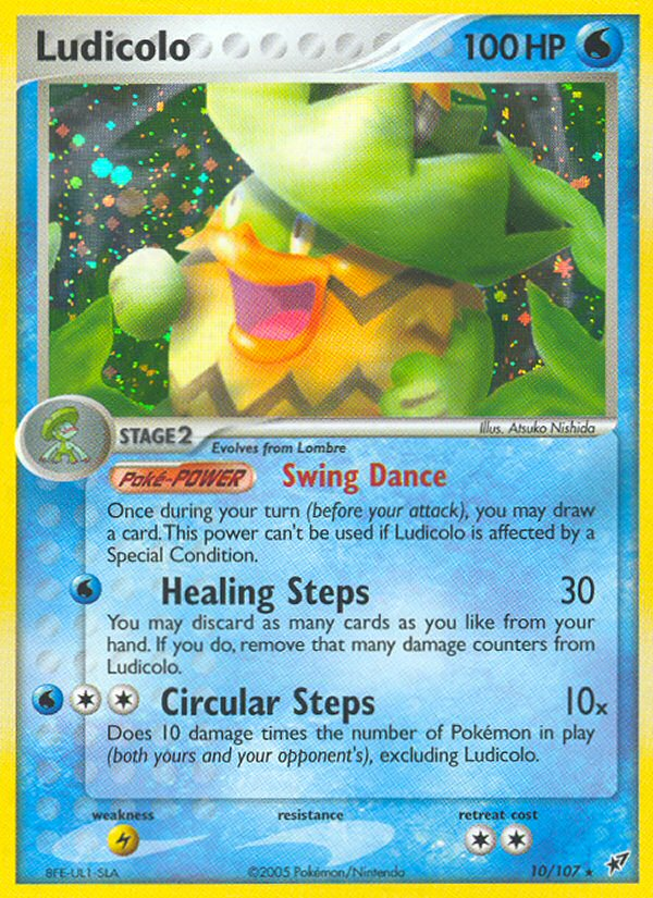 Ludicolo (10/107) [EX: Deoxys] | Exor Games New Glasgow