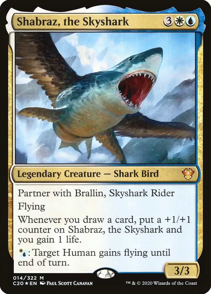 Shabraz, the Skyshark [Commander 2020] | Exor Games New Glasgow