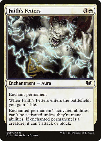 Faith's Fetters [Commander 2015] | Exor Games New Glasgow