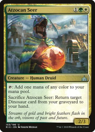 Atzocan Seer [Rivals of Ixalan] | Exor Games New Glasgow