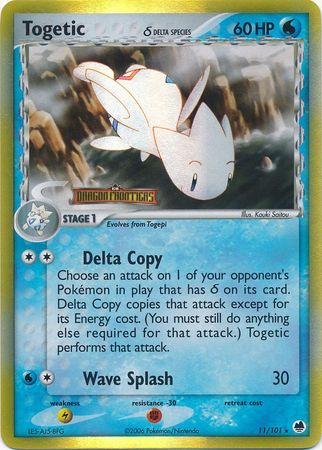 Togetic (11/101) (Delta Species) (Stamped) [EX: Dragon Frontiers] | Exor Games New Glasgow