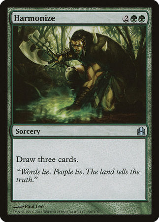 Harmonize [Commander 2011] | Exor Games New Glasgow