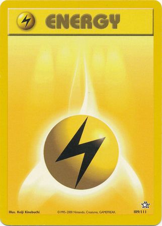 Lightning Energy (109/111) [Neo Genesis Unlimited] | Exor Games New Glasgow