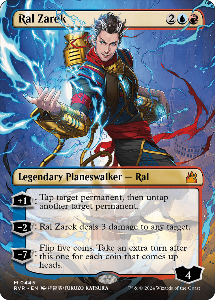 Ral Zarek (Anime Borderless) [Ravnica Remastered] | Exor Games New Glasgow