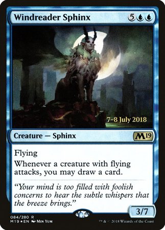 Windreader Sphinx [Core Set 2019 Promos] | Exor Games New Glasgow