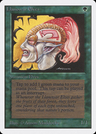Llanowar Elves [Unlimited Edition] | Exor Games New Glasgow