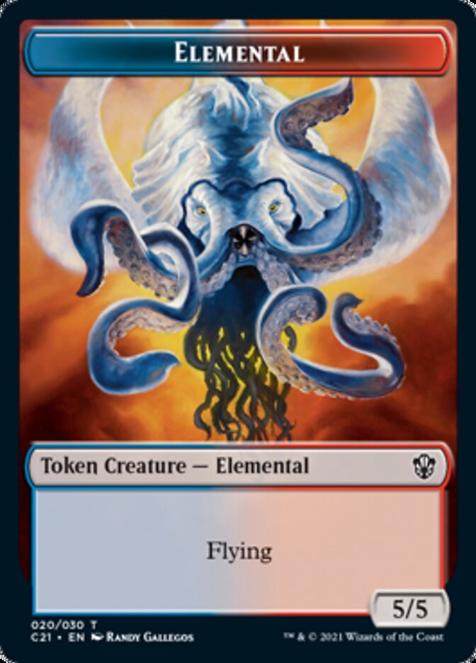 Elemental (020) // Copy Token [Commander 2021 Tokens] | Exor Games New Glasgow