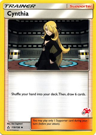 Cynthia (119/156) (Charizard Stamp #21) [Battle Academy 2020] | Exor Games New Glasgow