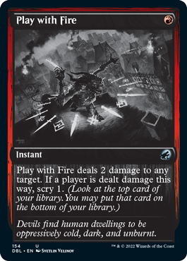 Play with Fire [Innistrad: Double Feature] | Exor Games New Glasgow