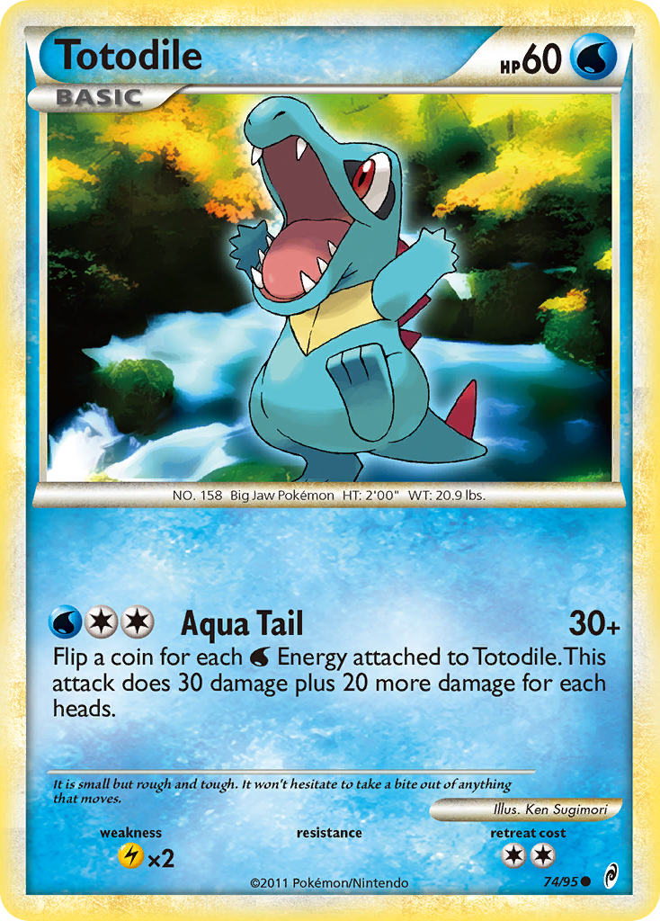 Totodile (74/95) [HeartGold & SoulSilver: Call of Legends] | Exor Games New Glasgow