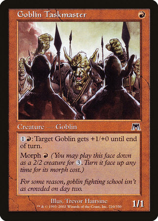 Goblin Taskmaster [Onslaught] | Exor Games New Glasgow