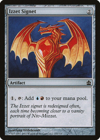 Izzet Signet [Commander 2011] | Exor Games New Glasgow