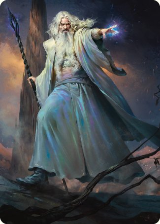 Saruman of Many Colors Art Card [The Lord of the Rings: Tales of Middle-earth Art Series] | Exor Games New Glasgow