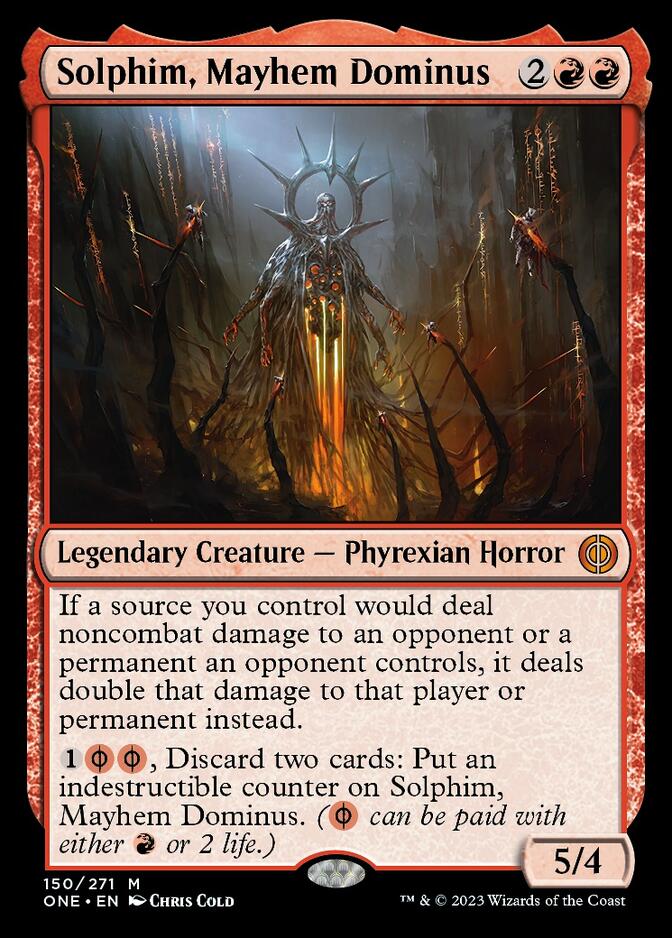 Solphim, Mayhem Dominus [Phyrexia: All Will Be One] | Exor Games New Glasgow