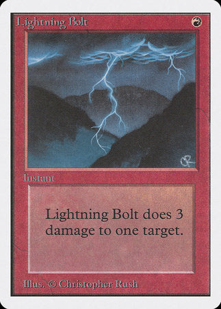 Lightning Bolt [Unlimited Edition] | Exor Games New Glasgow