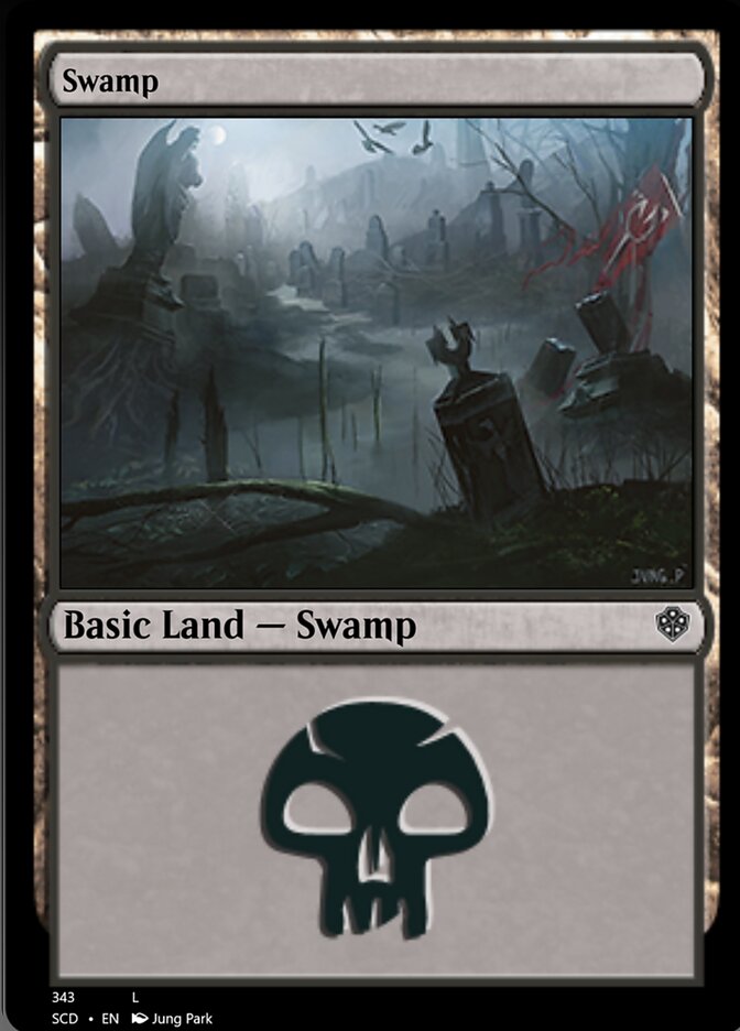 Swamp (343) [Starter Commander Decks] | Exor Games New Glasgow