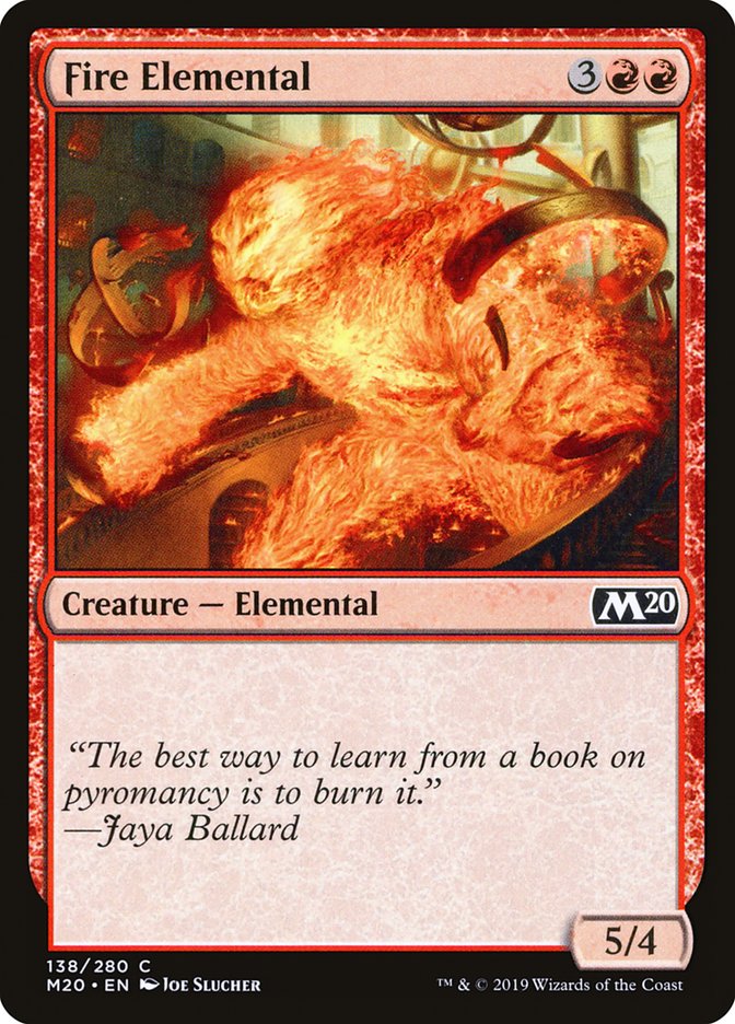 Fire Elemental [Core Set 2020] | Exor Games New Glasgow