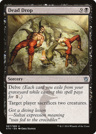 Dead Drop [Khans of Tarkir] | Exor Games New Glasgow