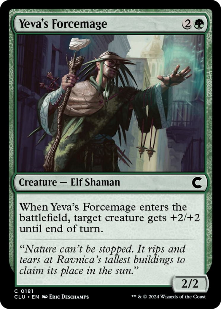 Yeva's Forcemage [Ravnica: Clue Edition] | Exor Games New Glasgow