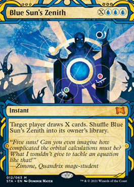 Blue Sun's Zenith (Etched Foil) [Strixhaven Mystical Archive] | Exor Games New Glasgow