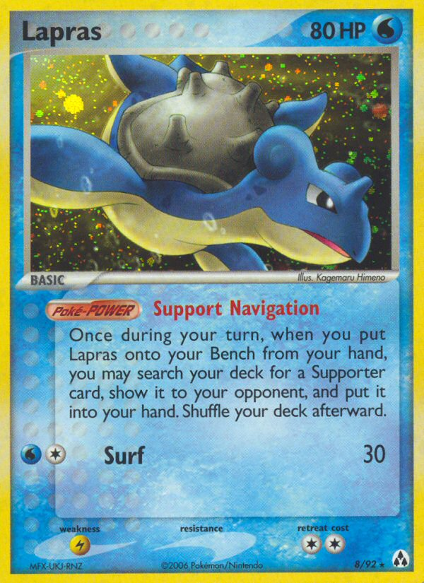 Lapras (8/92) [EX: Legend Maker] | Exor Games New Glasgow