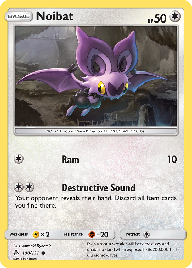 Noibat (100/131) [Sun & Moon: Forbidden Light] | Exor Games New Glasgow