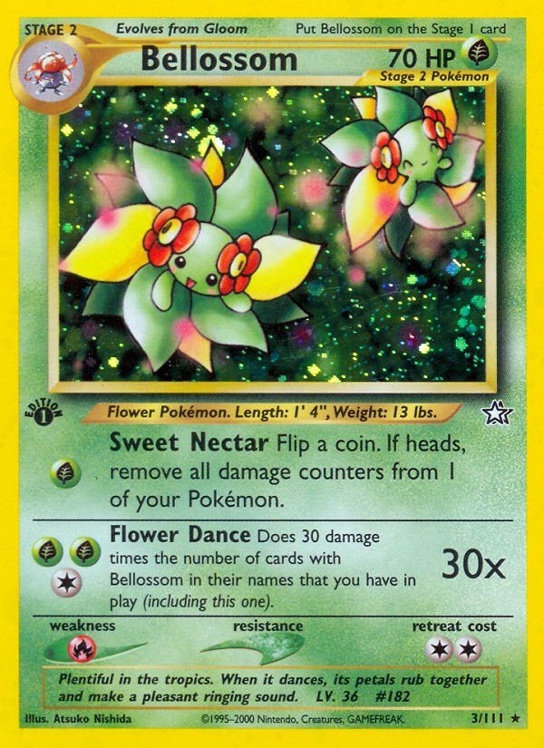 Bellossom (3/111) [Neo Genesis 1st Edition] | Exor Games New Glasgow