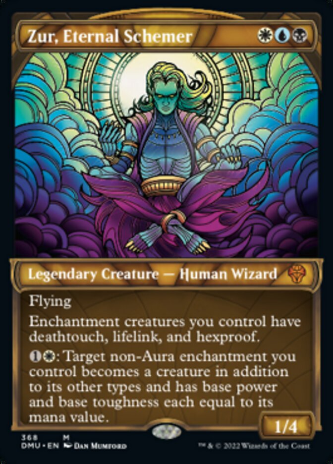 Zur, Eternal Schemer (Showcase Textured) [Dominaria United] | Exor Games New Glasgow