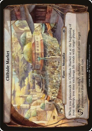 Cliffside Market (Planechase Anthology) [Planechase Anthology Planes] | Exor Games New Glasgow