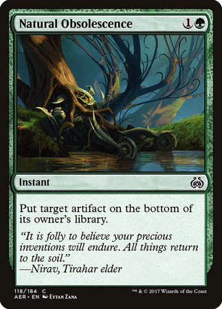 Natural Obsolescence [Aether Revolt] | Exor Games New Glasgow