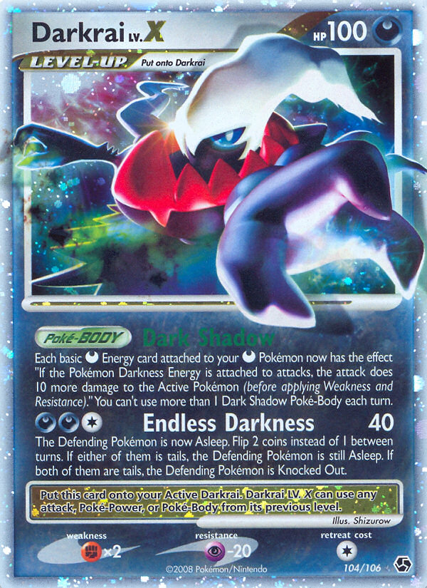 Darkrai LV.X (104/106) [Diamond & Pearl: Great Encounters] | Exor Games New Glasgow