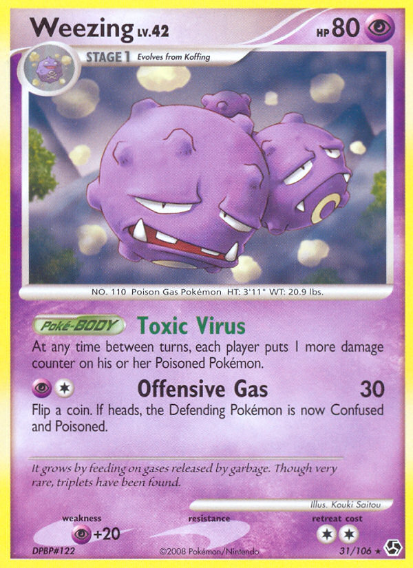 Weezing (31/106) [Diamond & Pearl: Great Encounters] | Exor Games New Glasgow