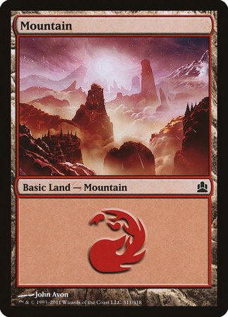 Mountain (311) [Commander 2011] | Exor Games New Glasgow