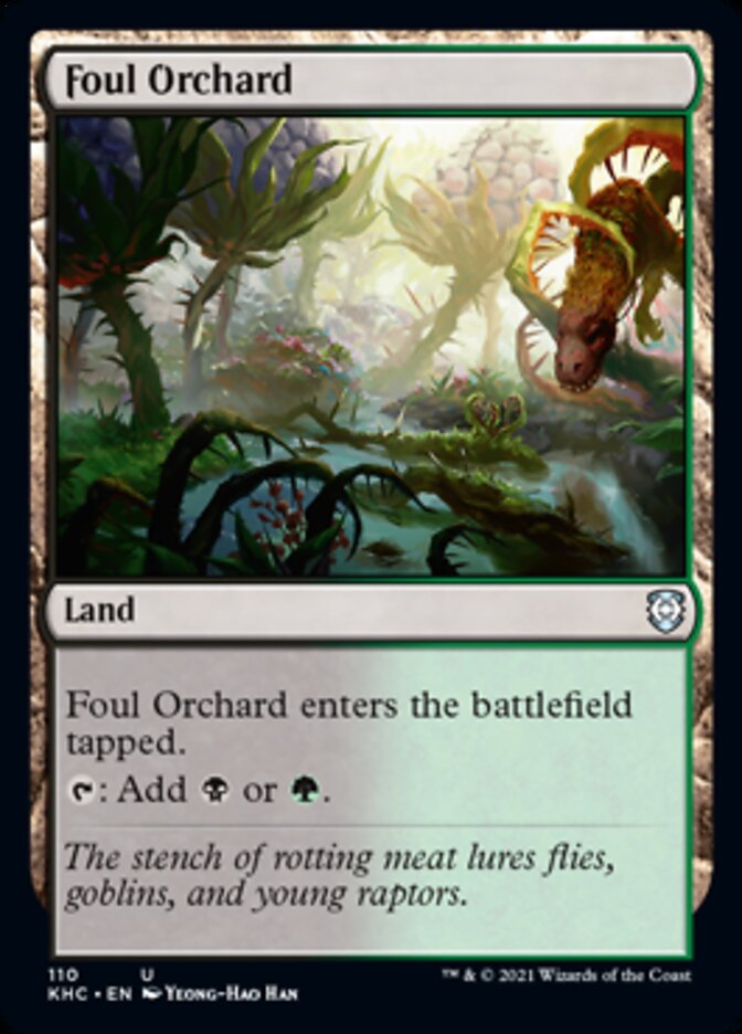 Foul Orchard [Kaldheim Commander] | Exor Games New Glasgow