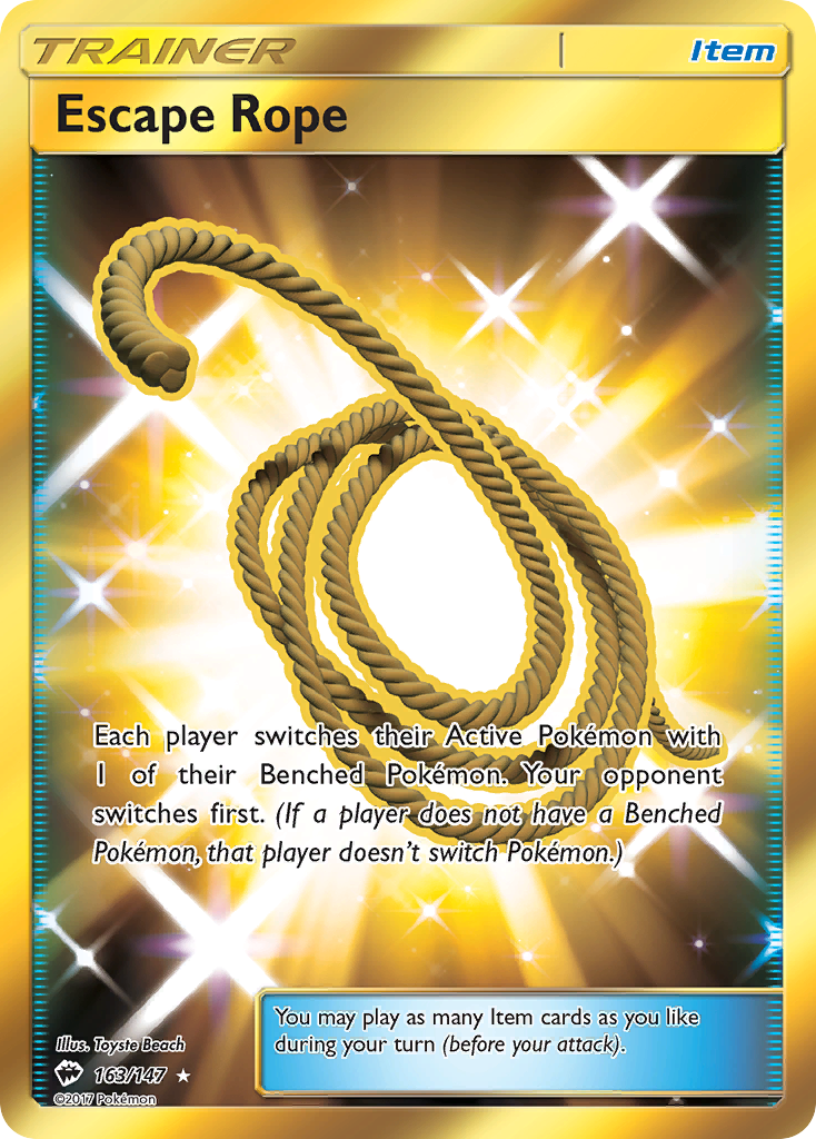 Escape Rope (163/147) [Sun & Moon: Burning Shadows] | Exor Games New Glasgow