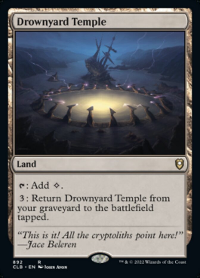 Drownyard Temple [Commander Legends: Battle for Baldur's Gate] | Exor Games New Glasgow