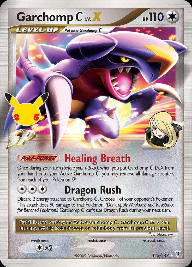 Garchomp C LV.X (145/147) [Celebrations: 25th Anniversary - Classic Collection] | Exor Games New Glasgow