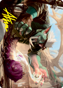 Novice Dissector Art Card (Gold-Stamped Signature) [Strixhaven: School of Mages Art Series] | Exor Games New Glasgow