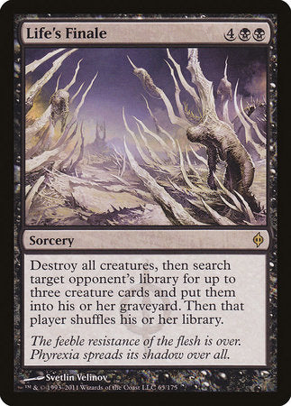 Life's Finale [New Phyrexia] | Exor Games New Glasgow