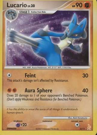 Lucario (3/11) [Diamond & Pearl: Trainer Kit - Lucario] | Exor Games New Glasgow